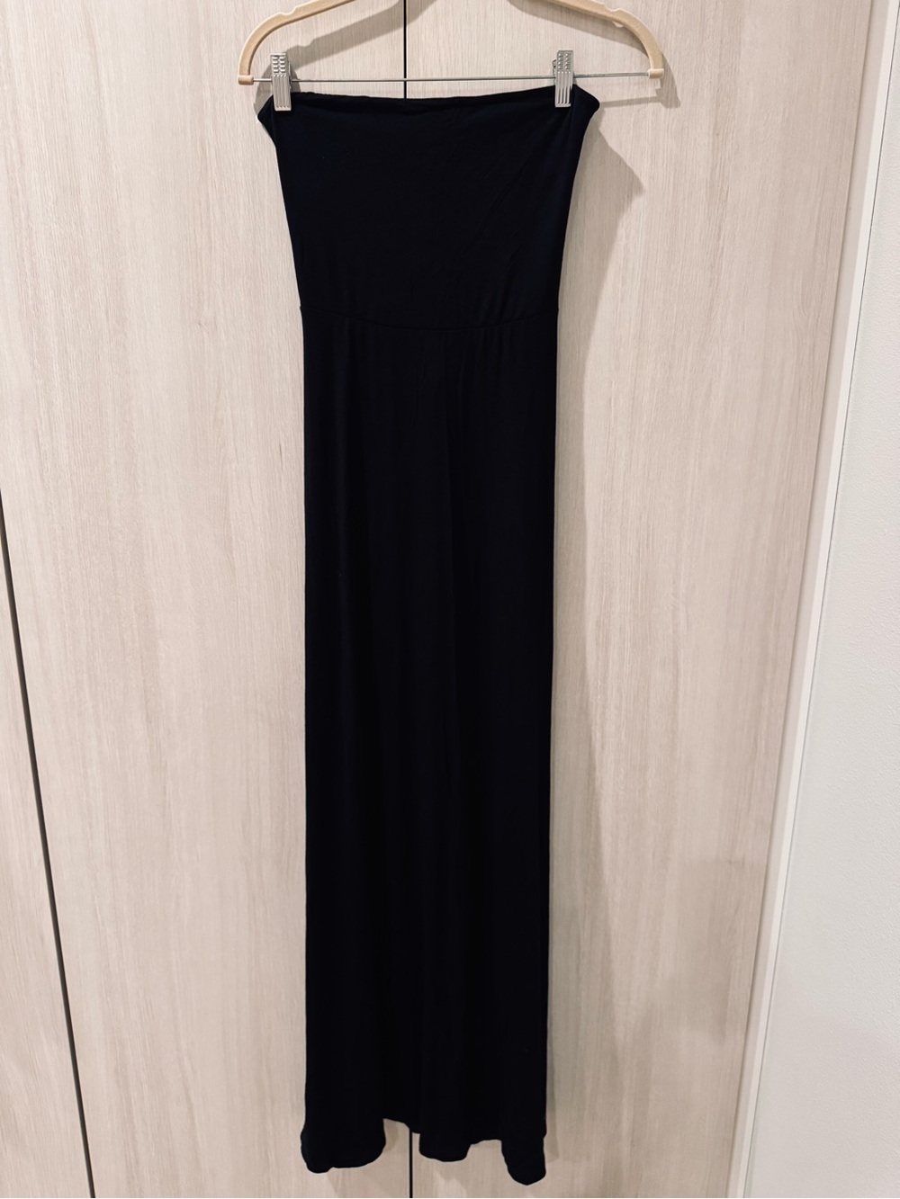 NWT Free People Strapless Black Maxi Dress